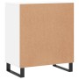 Aparador de madera contrachapada blanco brillante 60x35x70 cm de , Aparadores - Ref: Foro24-827166, Precio: 85,05 €