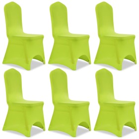 Elastischer Stuhlbezug, 6 Stück, grün von , Abdeckungen - Ref: Foro24-131414, Preis: 30,88 €, Rabatt: %