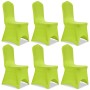 Elastic chair cover 6 units green by , Covers - Ref: Foro24-131414, Price: 31,52 €, Discount: %