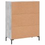 Engineered wood sideboard in gray concrete 69.5x34x90 cm by , Sideboards - Ref: Foro24-830264, Price: 98,14 €, Discount: %