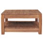 Solid teak wood coffee table 68x67x35 cm by , Coffee table - Ref: Foro24-332859, Price: 172,28 €, Discount: %