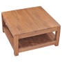 Solid teak wood coffee table 68x67x35 cm by , Coffee table - Ref: Foro24-332859, Price: 172,28 €, Discount: %