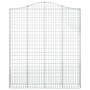 Gabion baskets 8 units arch shape iron 200x30x220/240 cm by , Pots and planters - Ref: Foro24-3145562, Price: 1,00 €, Discoun...