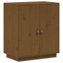 Solid pine wood sideboard in honey brown color, 65.5x40x75 cm by , Sideboards - Ref: Foro24-820120, Price: 107,56 €, Discount: %