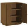 Solid pine wood sideboard in honey brown color, 65.5x40x75 cm by , Sideboards - Ref: Foro24-820120, Price: 107,56 €, Discount: %