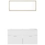 Badezimmermöbel-Set aus weißem und Eichenholz in Sonoma-Eiche. von , Badezimmermöbel - Ref: Foro24-3070897, Preis: 332,85 €, ...