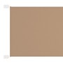 Vertikales Sonnensegel aus grauem Taupé-Oxford-Stoff, 100x360 cm. von , Sonnenschirme - Ref: Foro24-148403, Preis: 25,26 €, R...