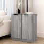 Display cabinets 2 units plywood gray Sonoma 30x30x70 cm by , Sideboards - Ref: Foro24-817009, Price: 71,22 €, Discount: %