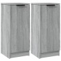 Aparadores 2 uds madera contrachapada gris Sonoma 30x30x70 cm de , Aparadores - Ref: Foro24-817009, Precio: 73,52 €, Descuent...