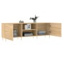 TV-Möbel aus Sonoma-Eichenfurnierholz, 150x30x50 cm. von , TV-Möbel - Ref: Foro24-829087, Preis: 121,87 €, Rabatt: %