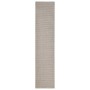 Alfombra de sisal natural color arena 66x300 cm de , Alfombras - Ref: Foro24-136356, Precio: 83,47 €, Descuento: %