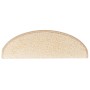 Stair treads 10 units cream 65x21x4 cm by , Stair mats - Ref: Foro24-149807, Price: 62,45 €, Discount: %