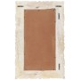 Solid white mango wood mirror 80x50 cm by , Mirrors - Ref: Foro24-321633, Price: 119,09 €, Discount: %