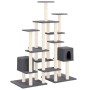 Kratzbaum für Katzen mit dunkelgrauen Sisalstangen 145 cm von , Katzenmöbel - Ref: Foro24-171532, Preis: 95,48 €, Rabatt: %
