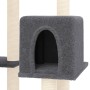 Kratzbaum für Katzen mit dunkelgrauen Sisalstangen 145 cm von , Katzenmöbel - Ref: Foro24-171532, Preis: 95,48 €, Rabatt: %