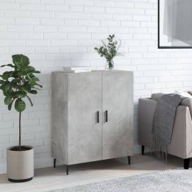 Aparador de madera de ingeniería gris hormigón 69,5x34x90 cm de , Aparadores - Ref: Foro24-827744, Precio: 84,83 €, Descuento: %