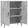 Aparador de madera de ingeniería gris hormigón 69,5x34x90 cm de , Aparadores - Ref: Foro24-827744, Precio: 84,83 €, Descuento: %