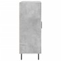 Aparador de madera de ingeniería gris hormigón 69,5x34x90 cm de , Aparadores - Ref: Foro24-827744, Precio: 84,83 €, Descuento: %