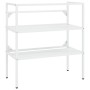 Weißes Eisenwaschbeckenstruktur 79x38x83 cm von , Badezimmerwaschtische - Ref: Foro24-338486, Preis: 65,57 €, Rabatt: %