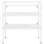 Weißes Eisenwaschbeckenstruktur 79x38x83 cm von , Badezimmerwaschtische - Ref: Foro24-338486, Preis: 65,57 €, Rabatt: %