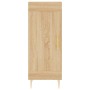 Plywood oak Sonoma color sideboard 34.5x34x90 cm by , Sideboards - Ref: Foro24-830431, Price: 62,29 €, Discount: %