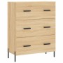 Aparador de madera de ingeniería roble Sonoma 69,5x34x90 cm de , Aparadores - Ref: Foro24-827863, Precio: 116,98 €, Descuento: %