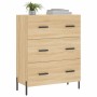Aparador de madera de ingeniería roble Sonoma 69,5x34x90 cm de , Aparadores - Ref: Foro24-827863, Precio: 116,98 €, Descuento: %