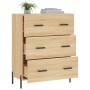 Aparador de madera de ingeniería roble Sonoma 69,5x34x90 cm de , Aparadores - Ref: Foro24-827863, Precio: 116,98 €, Descuento: %