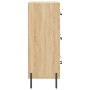 Aparador de madera de ingeniería roble Sonoma 69,5x34x90 cm de , Aparadores - Ref: Foro24-827863, Precio: 120,49 €