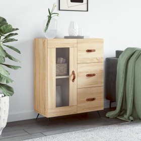 Aparador de madera de ingeniería roble Sonoma 69,5x34x90 cm de , Aparadores - Ref: Foro24-828015, Precio: 69,25 €, Descuento: %