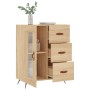 Engineered wood sideboard in Sonoma oak 69.5x34x90 cm by , Sideboards - Ref: Foro24-828015, Price: 69,25 €, Discount: %