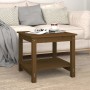 Massiver Kiefernholz-Couchtisch in Honigbraun 50x50x45 cm von , Couchtisch - Ref: Foro24-822280, Preis: 65,84 €, Rabatt: %