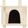 Cat scratcher with cream sisal posts 166 cm by , Cat furniture - Ref: Foro24-171681, Price: 96,44 €, Discount: %