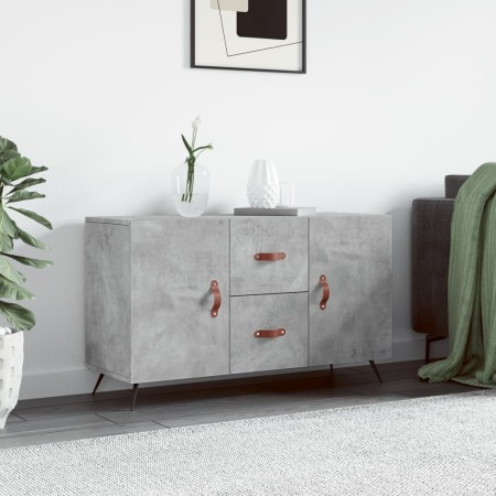 Graue Beton-Engineered-Holzvitrine 100x36x60 cm von , Sideboards - Ref: Foro24-828144, Preis: 85,26 €, Rabatt: %