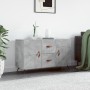 Graue Beton-Engineered-Holzvitrine 100x36x60 cm von , Sideboards - Ref: Foro24-828144, Preis: 85,26 €, Rabatt: %