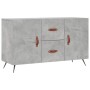 Graue Beton-Engineered-Holzvitrine 100x36x60 cm von , Sideboards - Ref: Foro24-828144, Preis: 85,26 €, Rabatt: %