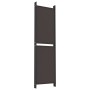 Sechsflügeliger Raumteiler aus braunem Stoff, 300x180 cm. von , Raumteiler - Ref: Foro24-350223, Preis: 64,58 €, Rabatt: %