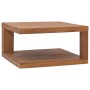 Solid teak wood coffee table 65x65x33 cm by , Coffee table - Ref: Foro24-326127, Price: 123,14 €, Discount: %