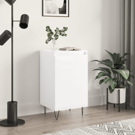 Hochglanz-Weißer Schrank aus Holzwerkstoff 40x35x70 cm von , Sideboards - Ref: Foro24-831056, Preis: 56,47 €, Rabatt: %