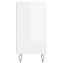 Hochglanz-Weißer Schrank aus Holzwerkstoff 40x35x70 cm von , Sideboards - Ref: Foro24-831056, Preis: 56,47 €, Rabatt: %