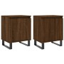 Nachttisch 2 Stück aus Eichen-Ingenieurholz braun 40x30x50cm von , Nachttische - Ref: Foro24-826859, Preis: 53,01 €, Rabatt: %