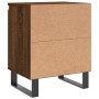 Nachttisch 2 Stück aus Eichen-Ingenieurholz braun 40x30x50cm von , Nachttische - Ref: Foro24-826859, Preis: 53,01 €, Rabatt: %
