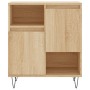 Eichenholz-Sideboard aus Sperrholz Sonoma 60x35x70 cm von , Sideboards - Ref: Foro24-831191, Preis: 65,38 €, Rabatt: %