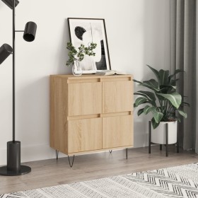 Oak Sonoma plywood sideboard 60x35x70 cm by , Sideboards - Ref: Foro24-831215, Price: 75,65 €, Discount: %
