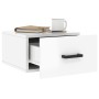 Wall-mounted glossy white bedside table 35x35x20 cm by , Lockers and storage cabinets - Ref: Foro24-829824, Price: 31,05 €, D...