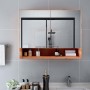 Bathroom furniture with LED mirror MDF oak 80x15x60 cm by vidaXL, bathroom vanities - Ref: Foro24-323606, Price: 169,10 €, Di...