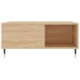 Mesa de centro madera contrachapada roble Sonoma 80x80x36,5 cm de , Mesas de centro - Ref: Foro24-830775, Precio: 72,44 €, De...
