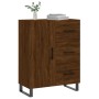 Aparador de madera de ingeniería marrón roble 69,5x34x90 cm de , Aparadores - Ref: Foro24-827947, Precio: 107,19 €, Descuento: %