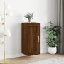 Aparador madera de ingeniería marrón roble 34,5x34x90 cm de , Aparadores - Ref: Foro24-830427, Precio: 62,22 €, Descuento: %
