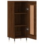 Aparador madera de ingeniería marrón roble 34,5x34x90 cm de , Aparadores - Ref: Foro24-830427, Precio: 62,22 €, Descuento: %